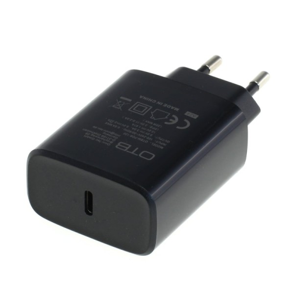 USB-C Ladeadapter schwarz f