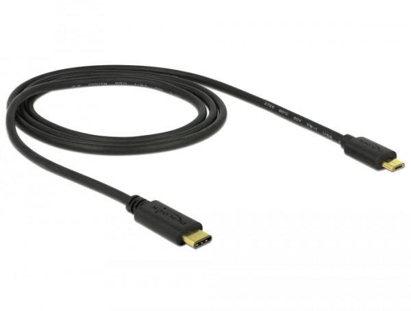 USB-C Ladekabel 2m vergoldet f. TomTom Start 45TM